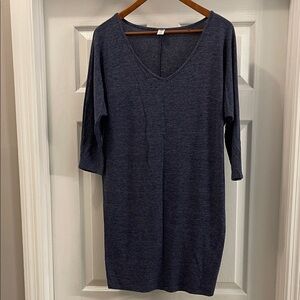 Old Navy Deep Blue V-Neck Dress Small Petite